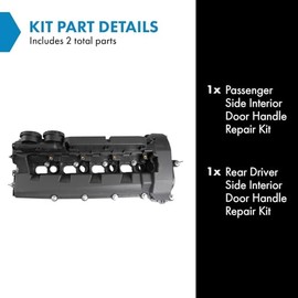 TRQ TRQ Right Valve Cover Compatible with 10-13 Land Rover LR4 10-21 Range Rover Sport 20 Velar