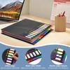 Souvik Expanding File A4 12 Pages Coloured with Labels Organiser