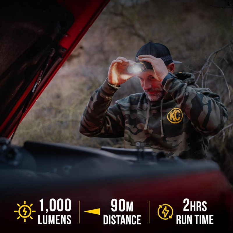 KC Hilites 9968 FLX™ 1K Magnetic Headlamp