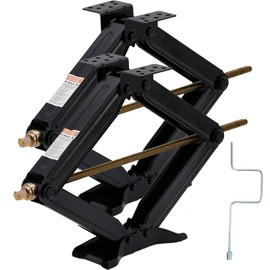 Set of 2 24" RV Stabilizer Jacks,7500LBS RV Trailer Stabilizer Jacks,Heavy Duty RV Leveling Jacks with Stable Base for Leveling & Stabilizering RV Travel Trailer Camper