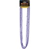 Unique Metallic Bead Necklaces, 32", Purple