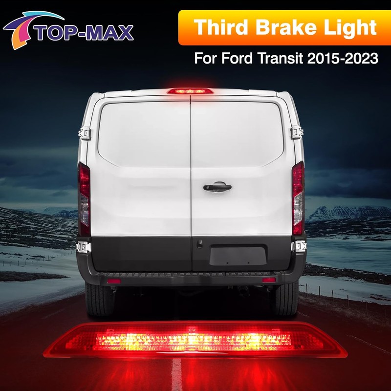 TOP-MAX LED Third Brake Light Compatible with 2015-2023 Ford Transit