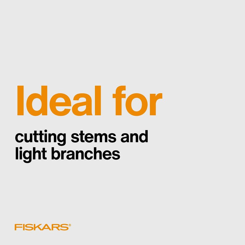Fiskars Bypass Pruning Shears, Branch Cutter with 5/8" Cut Capacity,