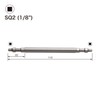 Vessel A14SQ2110 Square Double-ended Bit SQ2 x 110 2