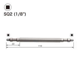 Vessel A14SQ2110 Square Double-ended Bit SQ2 x 110 2