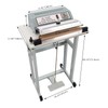 INTBUYING 110V Foot-pedal Sealing Machine with cutter Foot-pedal Sealer 3mm/0.6mm