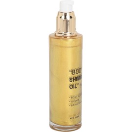 Body Glitter Oi, Líquido Radiante y Atractivo para Resaltar el Cuerpo, Cuidado Hidratante de Larga Duración para la Piel, para Cara, Pierna y Brazo (GOLD)