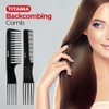 Titania Teasing Comb, 17.5 cm, Black (19 g)