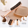 3 Pcs Horsehair Felt Hat Brush Kit Includes Horse Hair