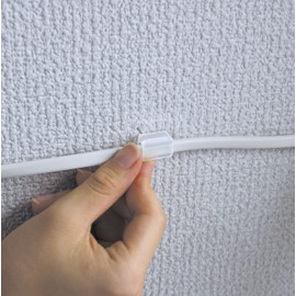 Elpa Clear Cord Catch Wiring Cable Cable Plug in Pin Type 5 Pieces CC-04B (Pin)