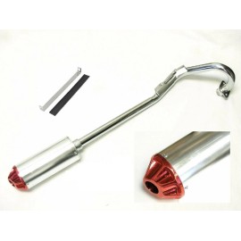 AFTERMARKET RED 28mm MUFFLER EXHAUST PIPE SET FOR XR50 CRF50 PIT DIRT BIKE RED BRAND NEW
