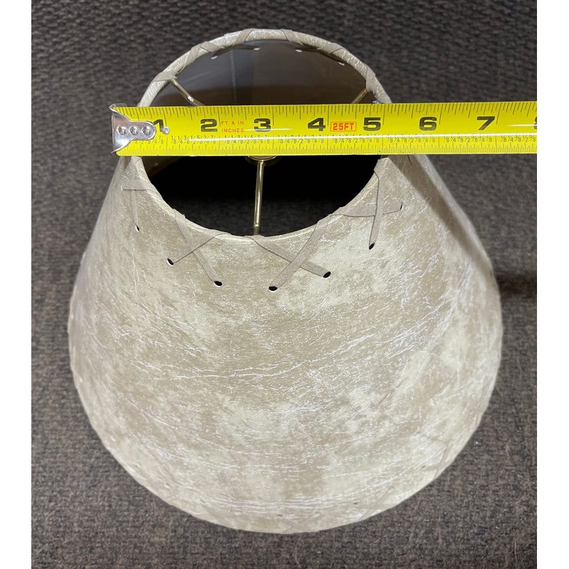 Rustic FAUX Leather Hardback Round Lamp Shade - 14"