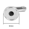 DERNORD Sanitary Hose Barb Pipe Fitting 1.5" Tri Clamp (50.5MM