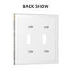 Azjincos Decorative Art Light Switch Covers Sun Flowers 2 Gang