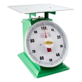 Noval Báscula Mecánica Industrial De Muelle 60 Kg Noval 30x30cm
