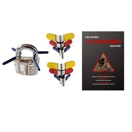 Lock picking padlock shims with German lock picking instructions from Germany! Without practice lock picking beginners lock picking set locksmith practice