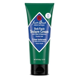 Jack Black - Sleek Finish Texture Cream, 3.4 fl oz - Anti-Frizz, Flexible Hold, Lightweight Cream, Natural Oils, Botanical Extracts, Amino Acids, Fragrance-Free, Non-Greasy Formula