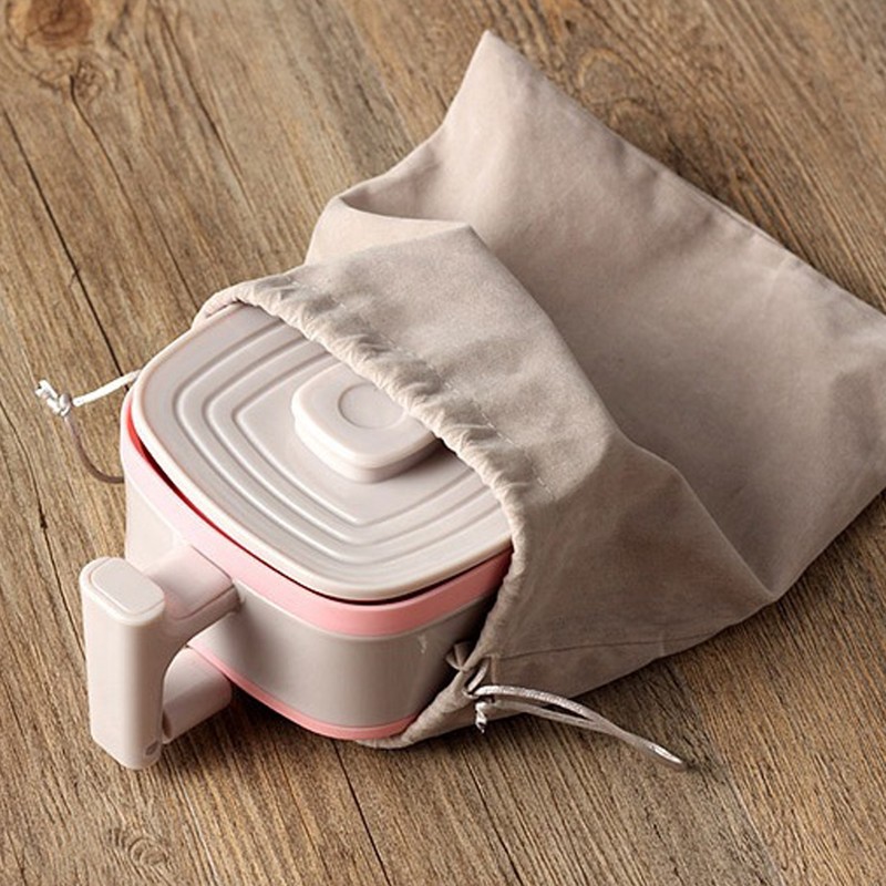 ‑ Foldable Electric Kettle 800W Silicone Portable Collapsible Thermostatic Control
