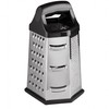 Zester 5404337 Hexagonal Cheese Grater with Non-Slip Base, Multi-Purpose Stainless