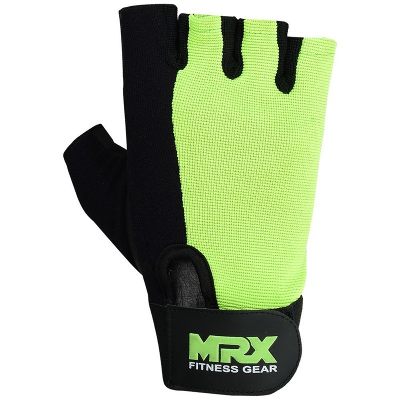 Weight Lifting Glove Fitness Gym Training Leather Glove Wrist Strap