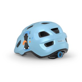 MET - Hooray Children's Cycling Helmet In Pale / Blue Hippo Size Small (52-56 cm)