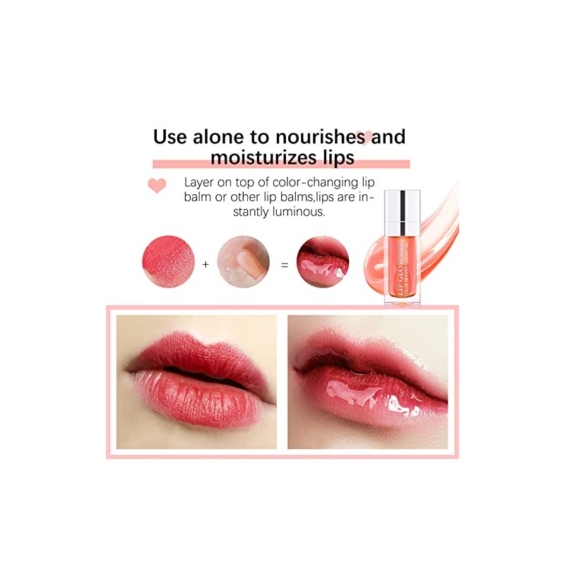 Labial Hidratante Brillo Labial de 6ml con Alto Brillo para