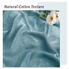 Melodieux Teal Velvety Semi Sheer Curtains 96 Inch Length for