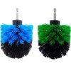 2-Pack Cone Drill Powered Brush Attachment for Cleaning Bathrooms, Kitchens,