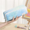 CICIMELON Large Capacity Pencil Case 3 Compartment Pouch Pen Bag