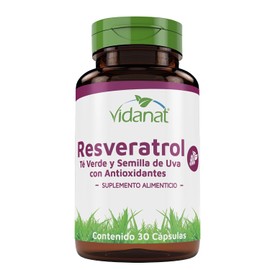 Vidanat Resveratrol - 30 Cápsulas – Antioxidante Natural de Origen Vegetal