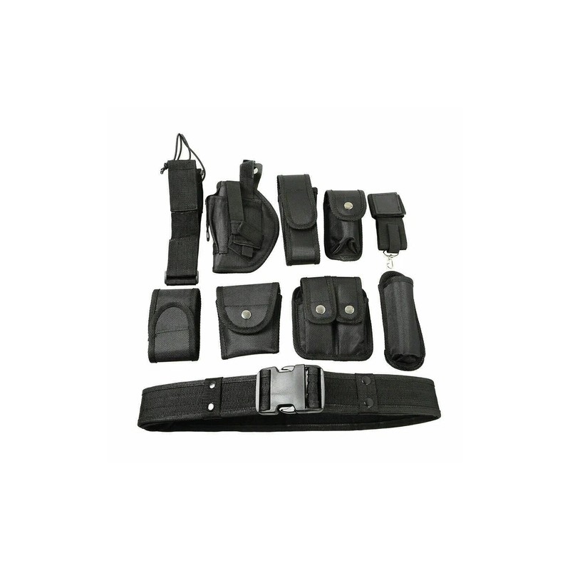 Tactical Police Security Guard Duty Belt Nylon Utility Kit Pouch