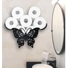 Butterfly Black Toilet Tissue Holder,Animal Paper Holders,Decorative Metal Paper Holder,Funny