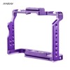 Andoer Camera Cage Aluminum Alloy Video Cage with Dual Cold