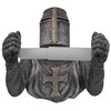 Crusader Toilet Roll Holder Bronze Silver with Plastic Holder Hand