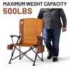 TIMBER RIDGE Oversized Folding Camping Chair High Back Heavy Duty