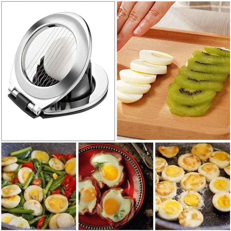 1 pcs Boiled Egg Cutter, Egg Cutter, Egg Slicer, Stainless