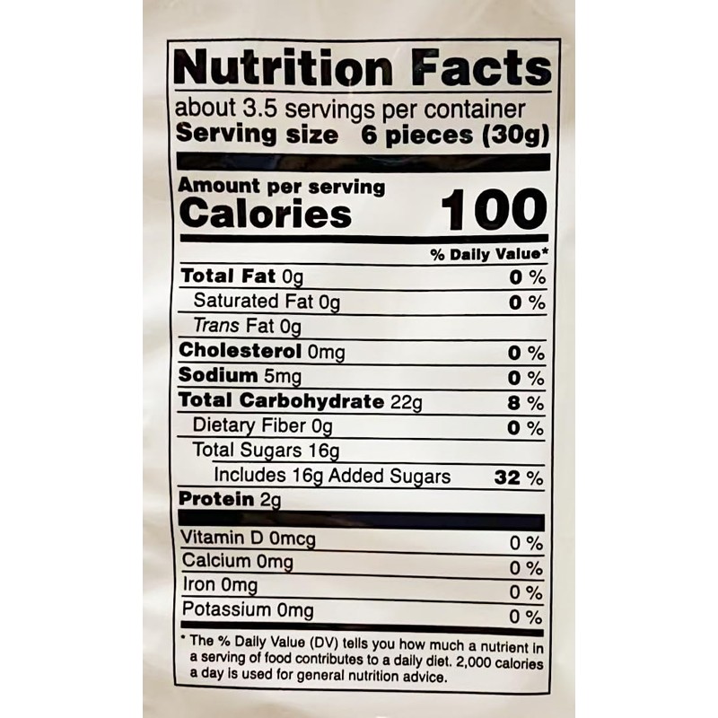 Mango Gummy Candy, Gluten Free, Fruity & Soft, Product of