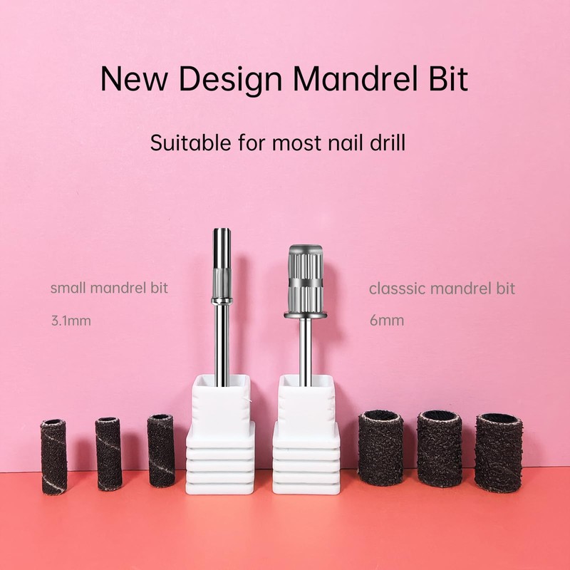 Mandrel Bits for Small Sanding Bands, CORFULRA Small Sanding Bands