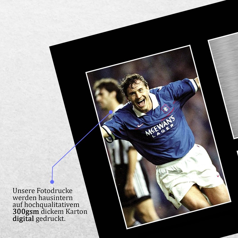 HWC Trading A4 Andrei Kanchelskis Rangers Gifts Printed Autograph Picture