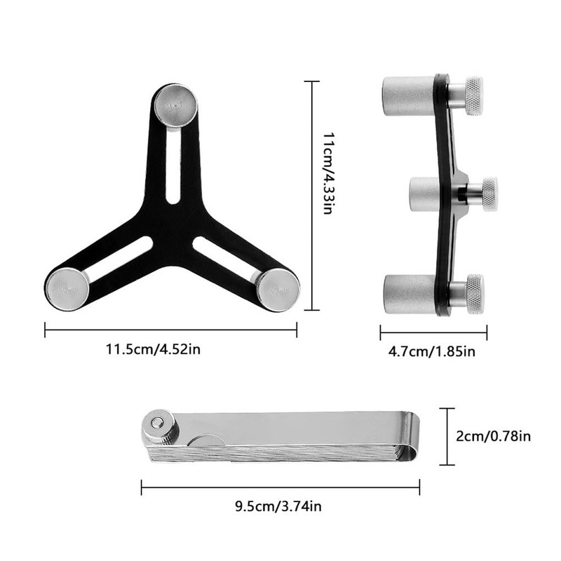Workshop Universal Piston Ring Squaring Tool With 32 Blades Feeler