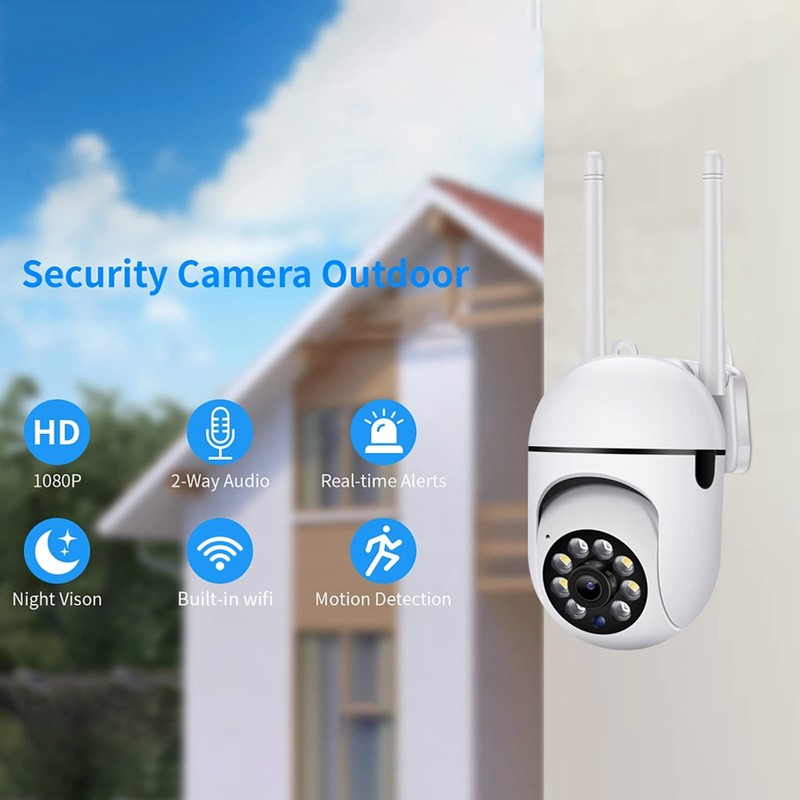 Nurdo Smart Security Camera 1080p HD Home Camera with Motion