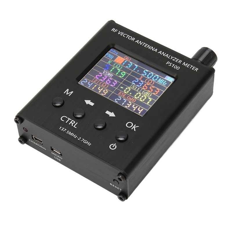 Antenna Analyzer Handheld 137.5MHz‑2.7GHz UV RF Vector Analyzer for Indoor