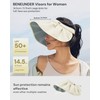 BENEUNDER Sheel Sun Hats for Women Wide Brim Foldable UV