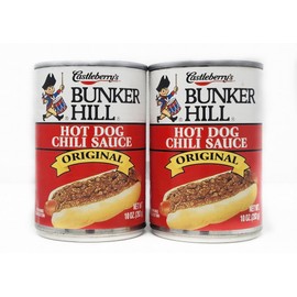2 pack of Castleberry's Bunker Hill Original Hot Dog Chili Sauce 10oz