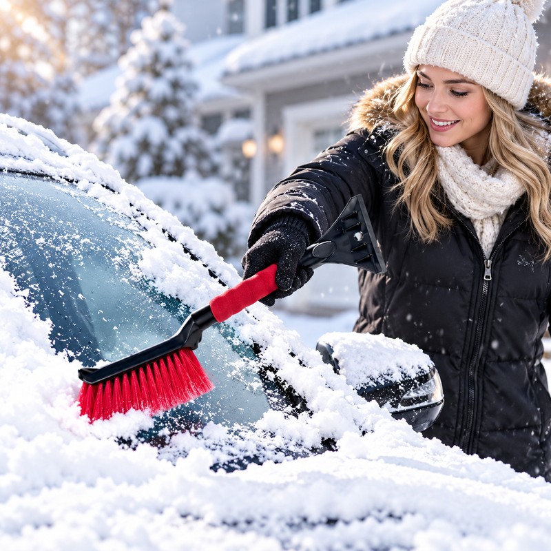 Double Head Car Snow Removal Shovel 2 in 1 Ice