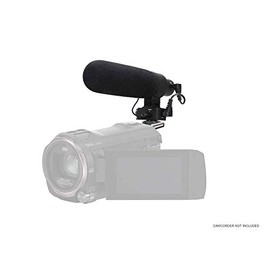 Advanced Super Cardioid Microphone for Sony HXR-NX5R (Stereo/Shotgun) with Dead Cat Wind Muff