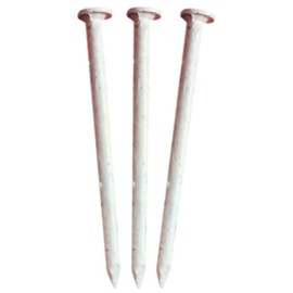 Eagle 1 Smooth Shank 304 Painted Stainless Steel Aluminum Fascia Cover and Siding Nails -1lb Boxes, 1.25 inch, about 600 nails per box (1LB WHITE)