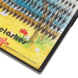 Dedila Pro Grafting Mixed 10-12-14mm.12-14-16mm/11-13-15mm/16-18-20mm 20Roots Natural Long Individula False Eyelashes Cluster Thickness 0.07mm D Curl Volume Eye Lashes (10-12-14mm)