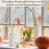 OXRUN Happy Fall Picture Frame, Thanksgiving Gifts, Autumn Harvest Keepsake