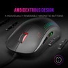 Mars Gaming MMPRO Black, Ultra Lightweight Mouse for Ambidextrous, RGB